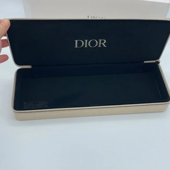 NWB DIOR NOVELTY GOLD SILVER JEWELRY BOX - Picture 6 of 9